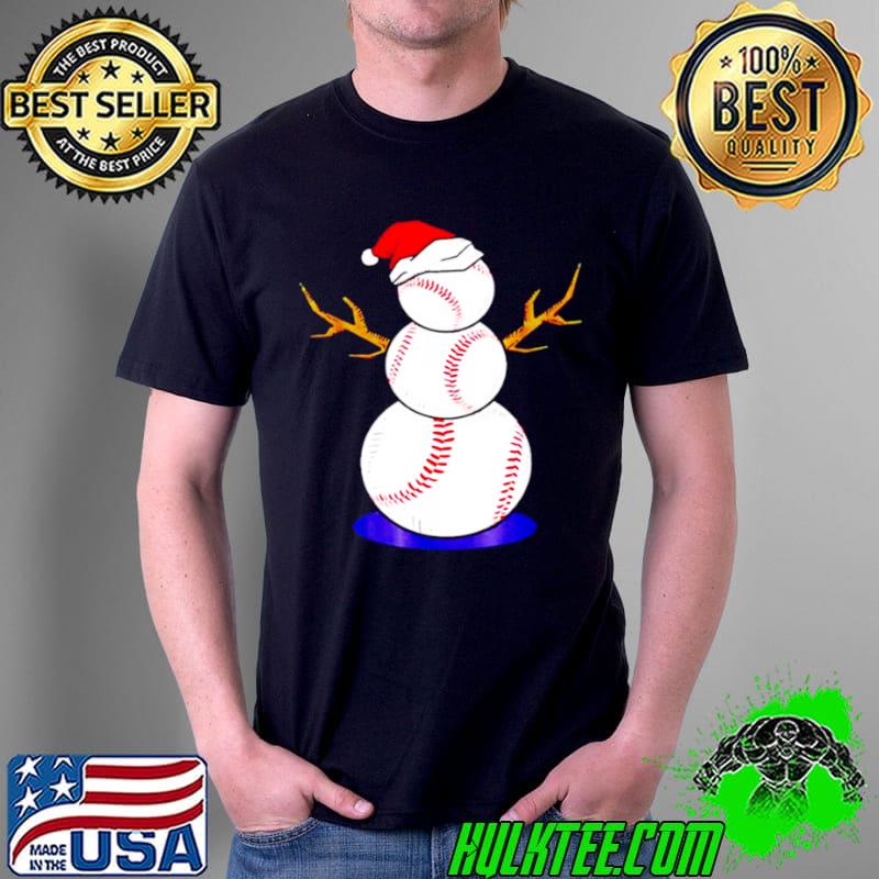 Premium baseball snowman Christmas Unisex Premium baseball snowman Christmas Unisex