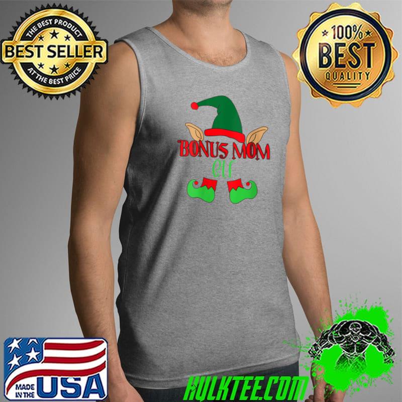 Premium bONUS MOM elf Xmas Matching Family Group Christmas Pajama T-s Tank Top Premium bONUS MOM elf Xmas Matching Family Group Christmas Pajama T-s Tank Top