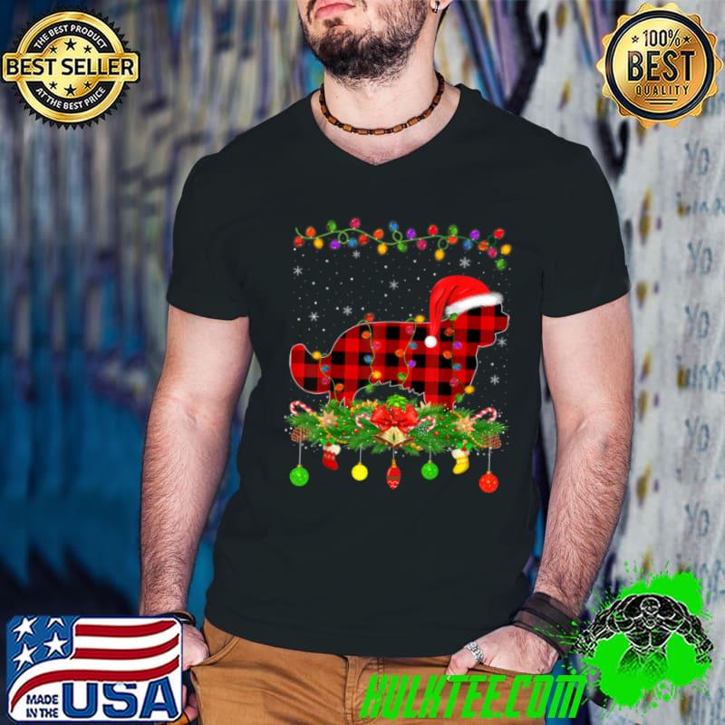 Premium Buffalo Plaid Cavalier King Charles Spaniel Christmas Pajama T Shirt