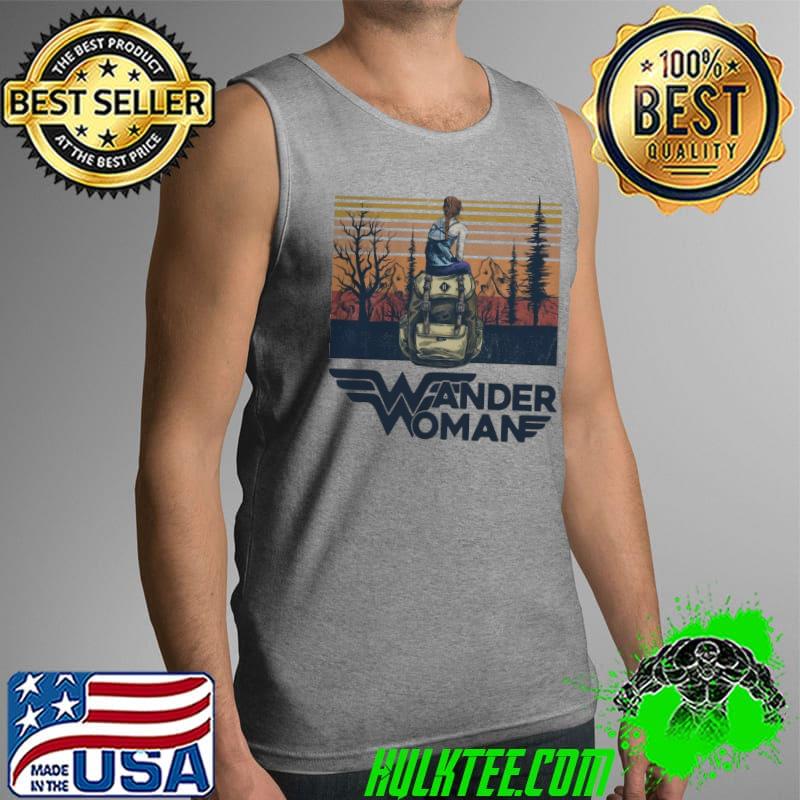 Premium Camping Wander Woman Vintage Retro Shirt Tank Top Premium Camping Wander Woman Vintage Retro Shirt Tank Top