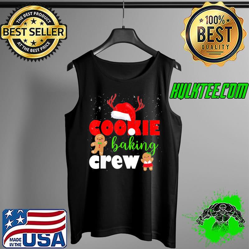 Premium Christmas Cookie Baking Crew T-Shirt Tank Top Premium Christmas Cookie Baking Crew T-Shirt Tank Top