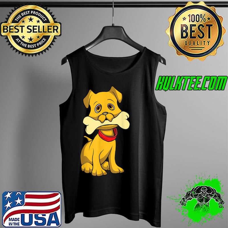 Premium Cute Dog Cartoon T Shirt Tank Top Premium Cute Dog Cartoon T Shirt Tank Top