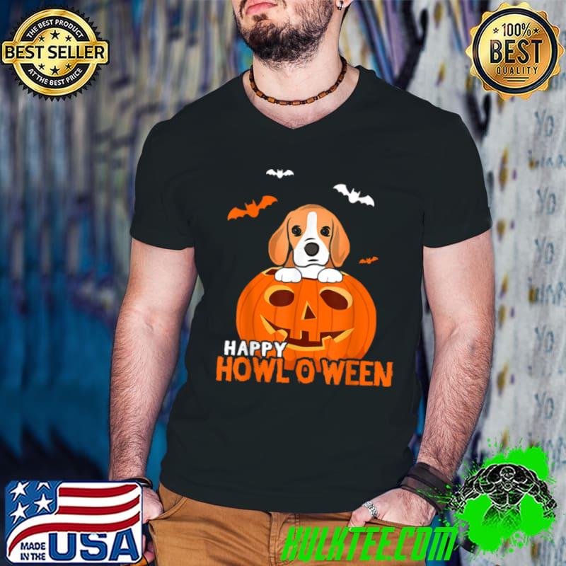 Premium Cute Halloween Beagle Dog Pumpkin Costumes Thanksgiving T Shirt