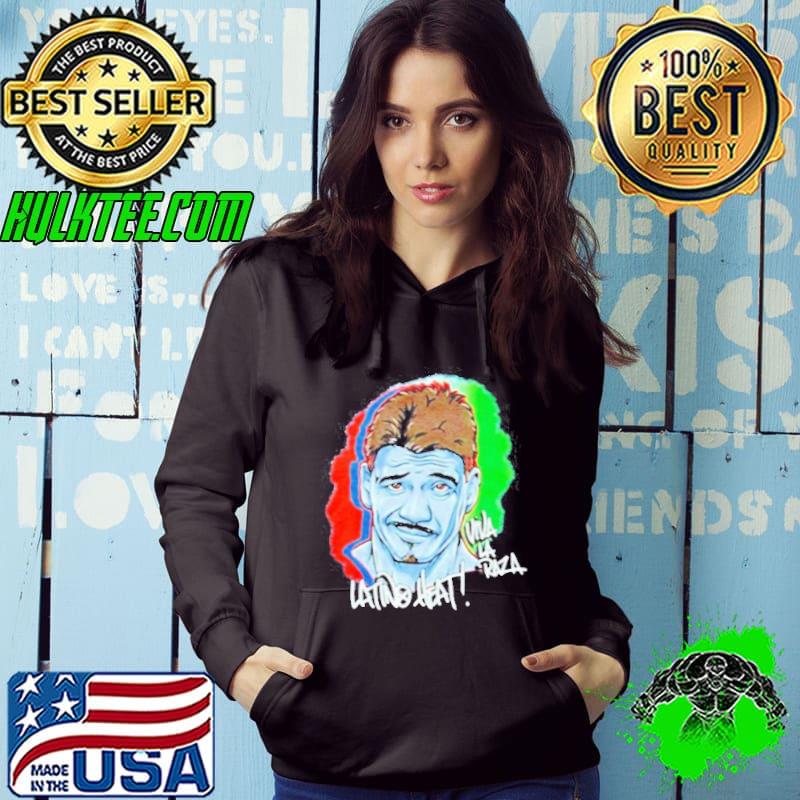 Premium Eddie Guerrero Latino Heat Viva La Raza Hoodie Premium Eddie Guerrero Latino Heat Viva La Raza Hoodie