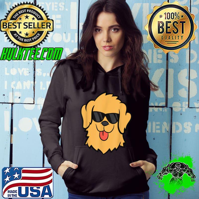 Premium Golden Retriever Dog With Sunglasses Golden Retriever T Shirt Hoodie Premium Golden Retriever Dog With Sunglasses Golden Retriever T Shirt Hoodie