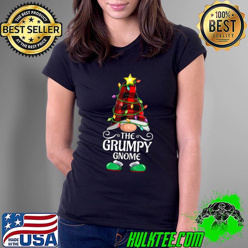 Premium grumpy Gnome Buffalo Plaid Matching Family Christmas Pajama T-Shirt Ladies Tee Premium grumpy Gnome Buffalo Plaid Matching Family Christmas Pajama T-Shirt Ladies Tee