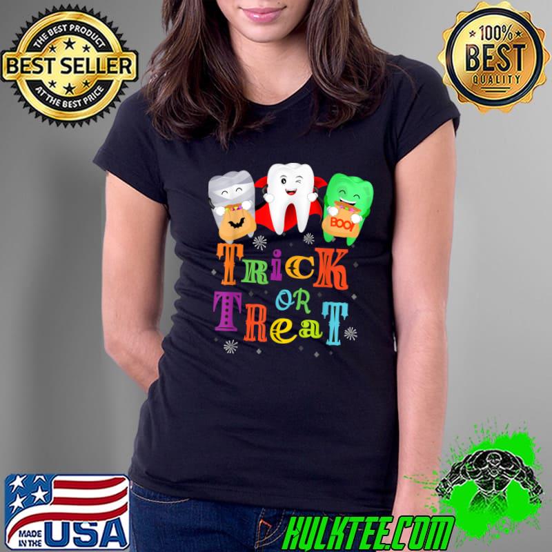 Premium halloween Office Dental Costume Funny Teeth squad Dentist T-Shirt Ladies Tee Premium halloween Office Dental Costume Funny Teeth squad Dentist T-Shirt Ladies Tee