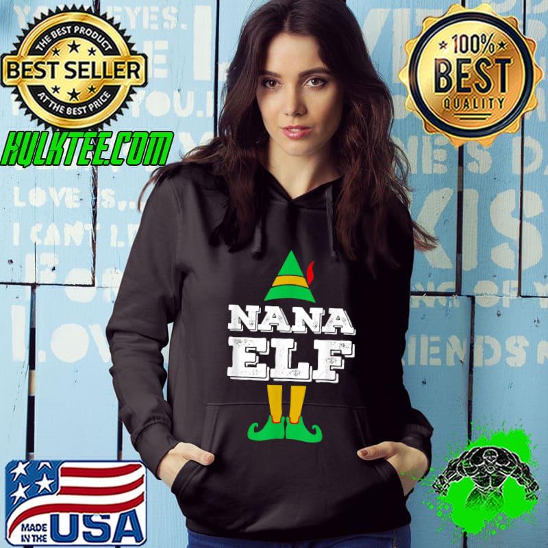 Premium holiday 365 Christmas Nana Elf Vintage Grandma Gift Women T-Shirt