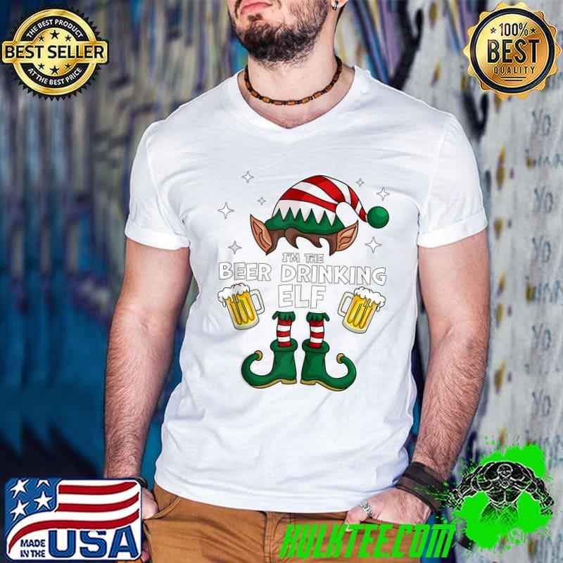 Premium i'm The Beer Drinking Elf - Elf Matching Family Christmas T-shirt