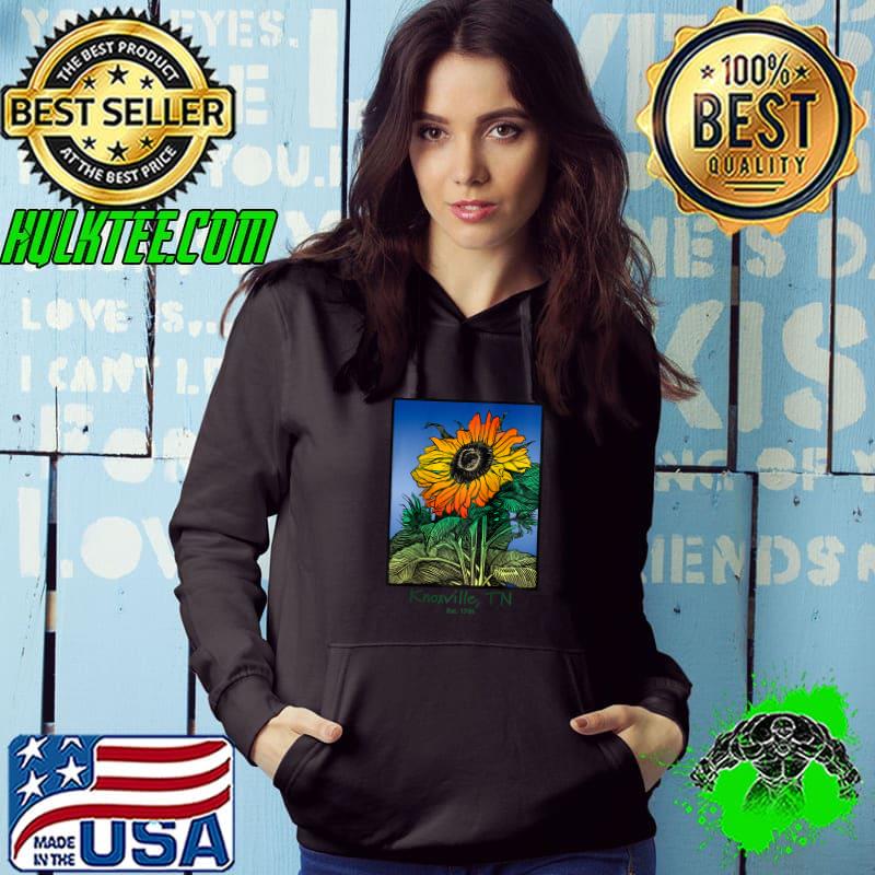 Premium knoxville Tennessee TN Sunflower Artwork Gardeners Graphic T-Shirt
