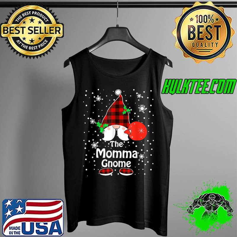 Premium Momma Gnome Buffalo Plaid Matching Family Christmas Pajama T-Shirt Tank Top Premium Momma Gnome Buffalo Plaid Matching Family Christmas Pajama T-Shirt Tank Top
