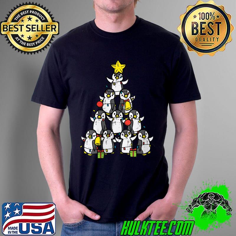 Premium penguin Christmas Tree Cute Xmas PJs Pajamas T-Shirt Unisex Premium penguin Christmas Tree Cute Xmas PJs Pajamas T-Shirt Unisex
