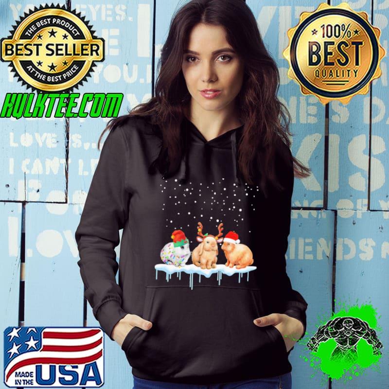 Premium rabbits Snow Christmas Shirt