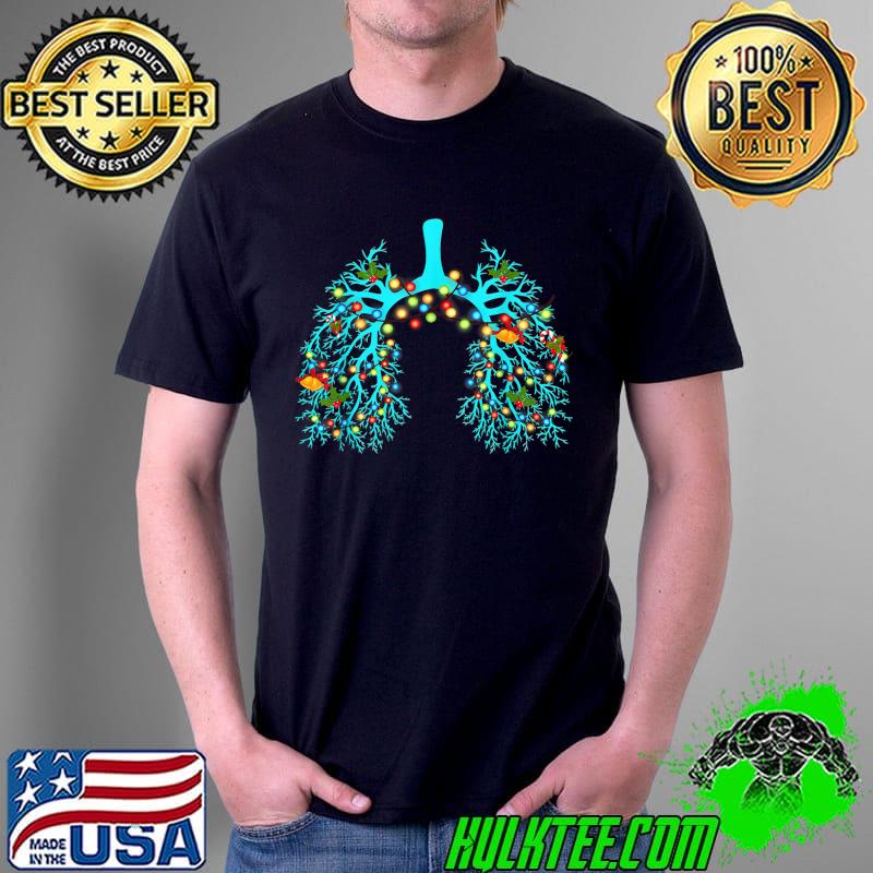 Premium respiratory Therapy Lung Christmas Xmas Light Ornament T-s Unisex Premium respiratory Therapy Lung Christmas Xmas Light Ornament T-s Unisex