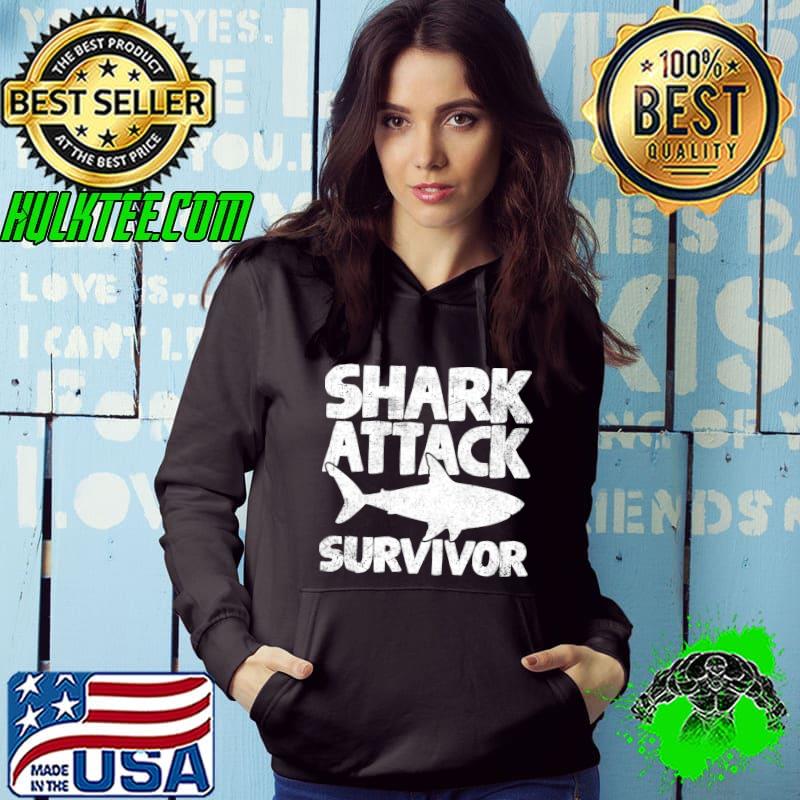 Premium shark Attack Survivor T-shirt