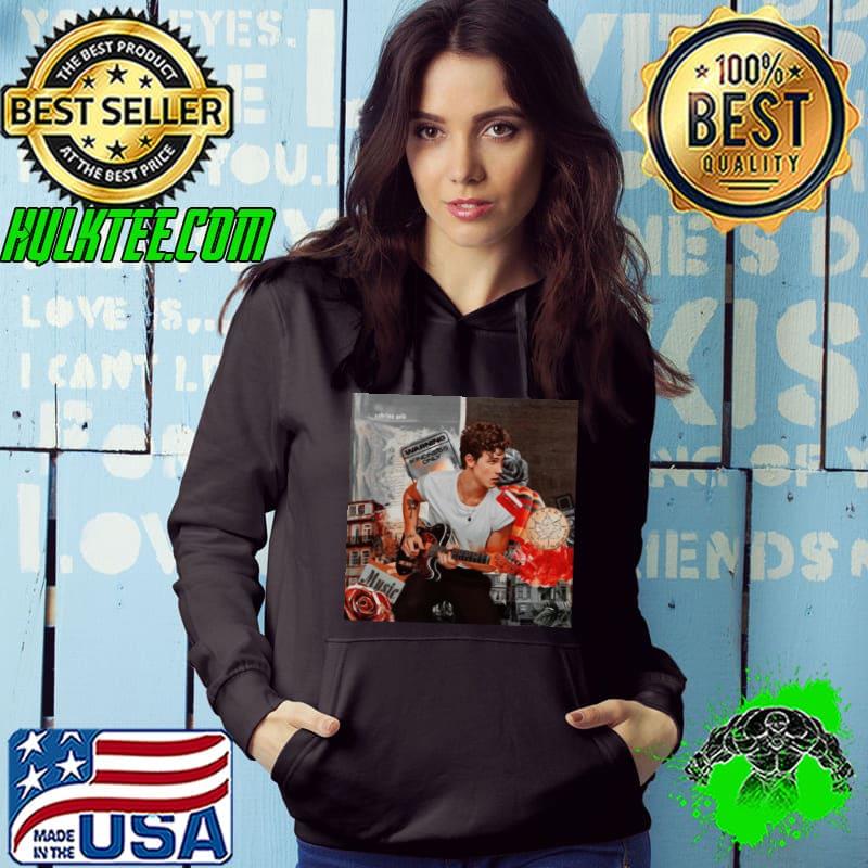 Premium Shawn Mendes Collage Hoodie Premium Shawn Mendes Collage Hoodie