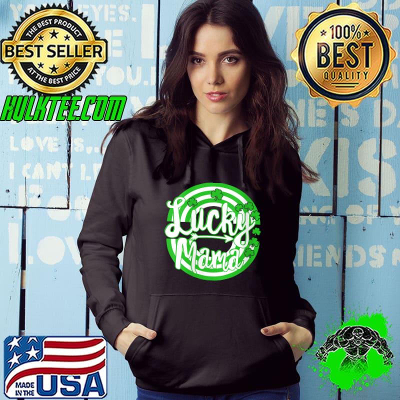 Premium st Patricks Day Lucky Mama Irish Grandma Mom St Pattys her T-Shirt