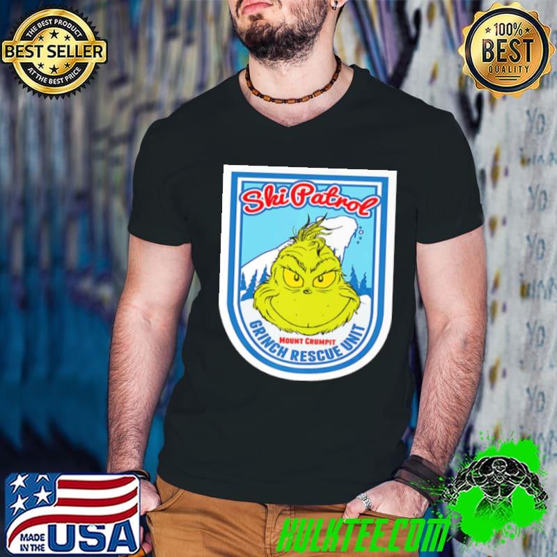 Premium The Grinch ski patrol mount crumpit Grinch rescue unit shirt