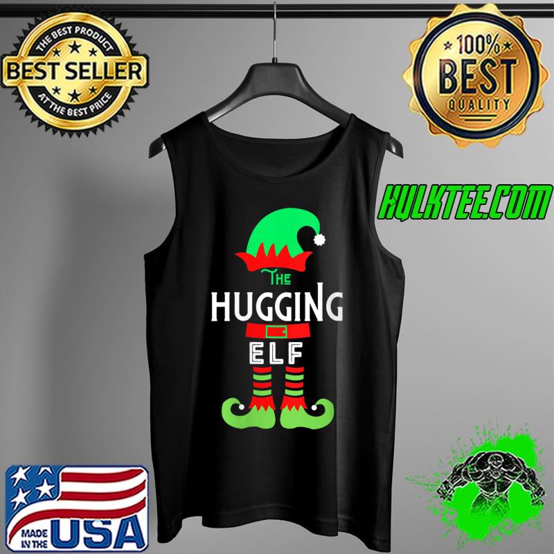 Premium The Hugging Elf Funny Ugly Christmas Sweaters T- Tank Top Premium The Hugging Elf Funny Ugly Christmas Sweaters T- Tank Top