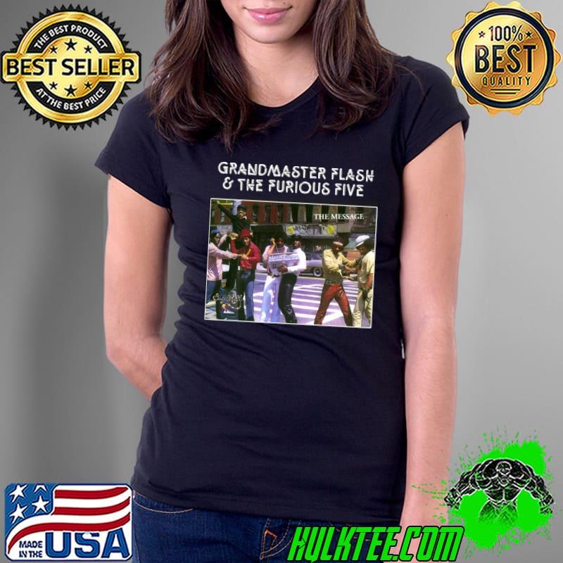 Premium the Message Grandmaster Flash And The Furious Five Shirt Ladies Tee Premium the Message Grandmaster Flash And The Furious Five Shirt Ladies Tee