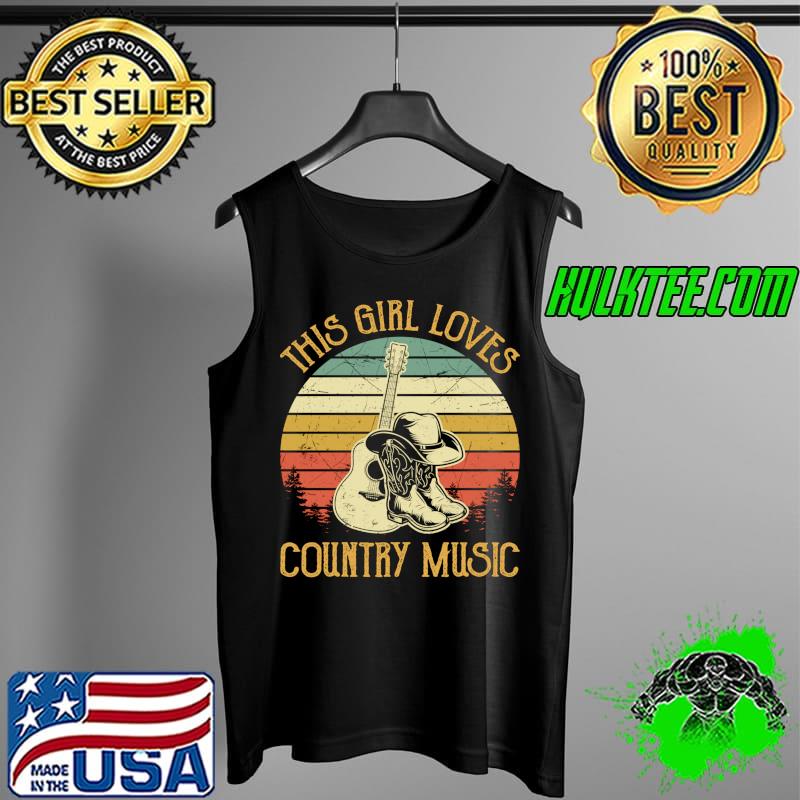 Premium this Girl Loves Country Music Tshirt Guitar Country Music T-Shirt Tank Top Premium this Girl Loves Country Music Tshirt Guitar Country Music T-Shirt Tank Top