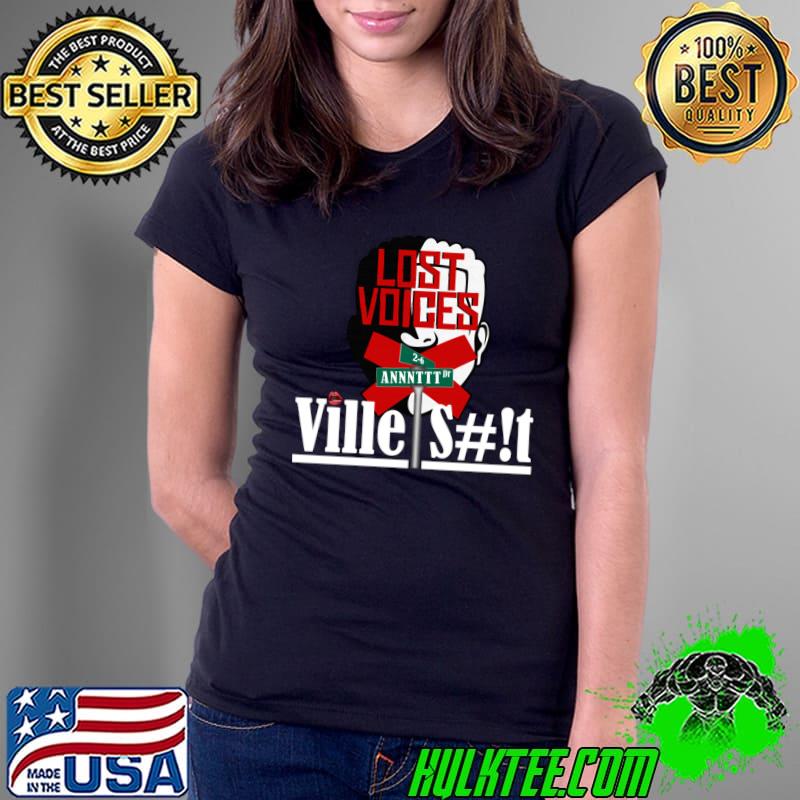 Premium ville S!t x Lost Voices (large logo) T-s Ladies Tee Premium ville S!t x Lost Voices (large logo) T-s Ladies Tee