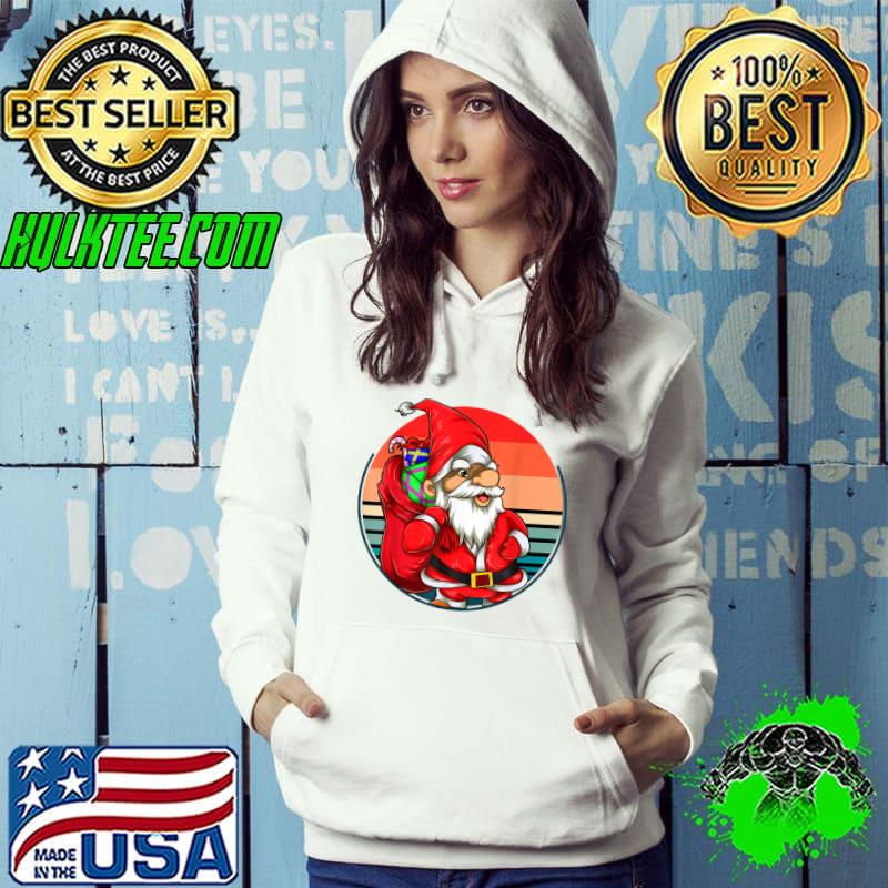 Premium Xmas Santa Merry Christmas Retro Santa Claus T-Shirt Hoodie Premium Xmas Santa Merry Christmas Retro Santa Claus T-Shirt Hoodie