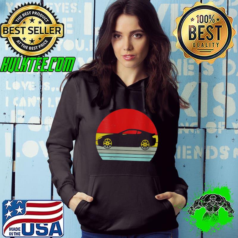 Retro Car Vintage Car Silhouette Automobile Automotive Lover vintage T-Shirt