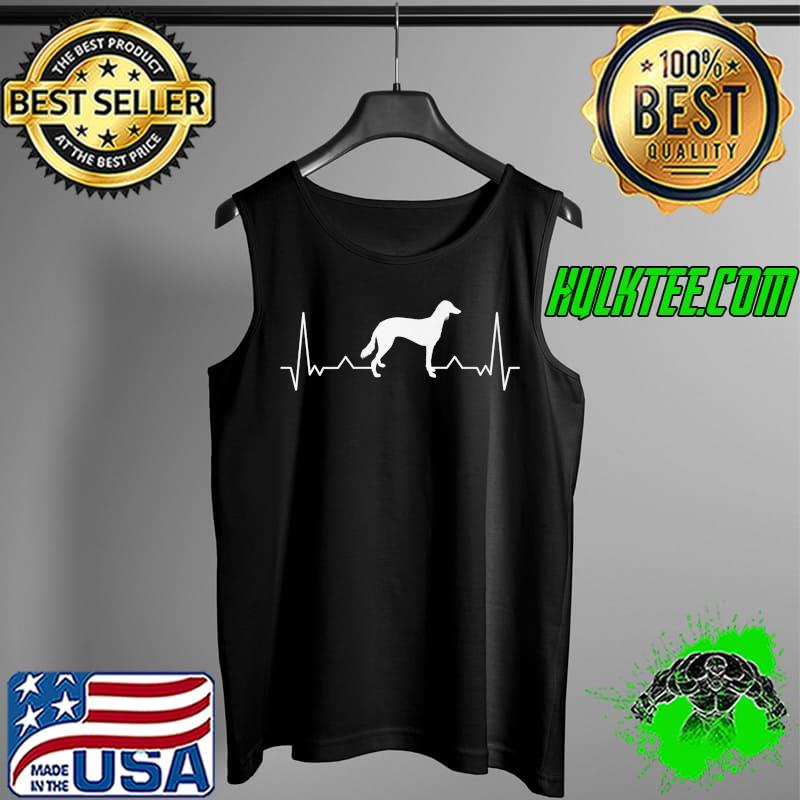 Saluki Heartbeat Persian Greyhound Saluki Premium T-Shirt Tank Top Saluki Heartbeat Persian Greyhound Saluki Premium T-Shirt Tank Top