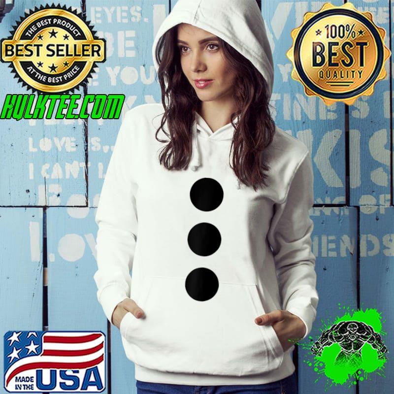 Snowman Winter Costume Xmas Christmas Halloween T-Shirt