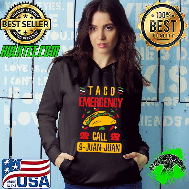 Taco Emergency Call 9 Juan Juan Cinco de Mayo Mexican Fast Vintage T-Shirt