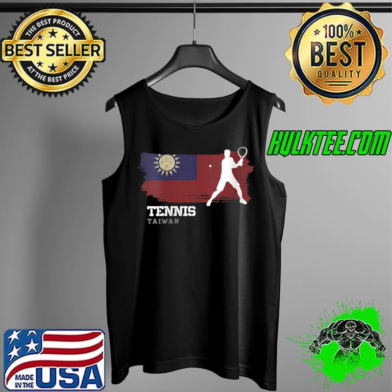 Tennis Taiwan Flag Team Tennis Player Tennis T-Shirt Tank Top Tennis Taiwan Flag Team Tennis Player Tennis T-Shirt Tank Top