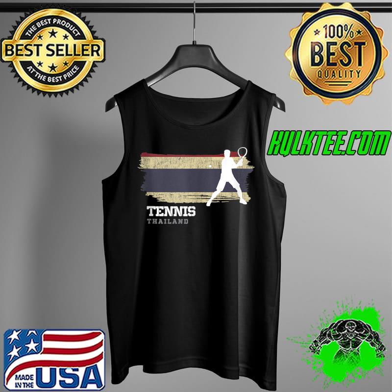 Tennis Thailand Flag Team Tennis Player Tennis T-s Tank Top Tennis Thailand Flag Team Tennis Player Tennis T-s Tank Top