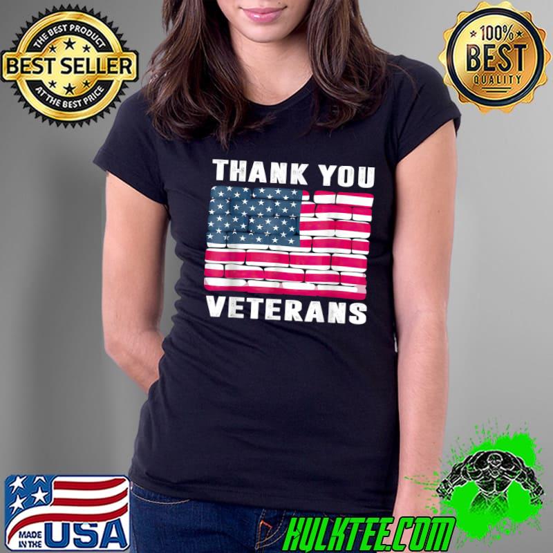 Thank you veterans veteran day For women T-Shirt Ladies Tee Thank you veterans veteran day For women T-Shirt Ladies Tee