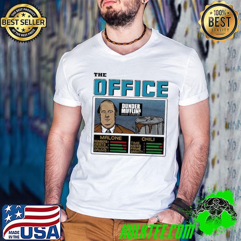 The office dunder mifflin malone chili shirt