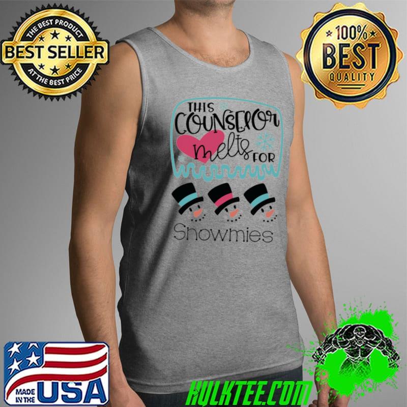 This Counselor Melts For Snowmies Christmas Shirt Tank Top This Counselor Melts For Snowmies Christmas Shirt Tank Top