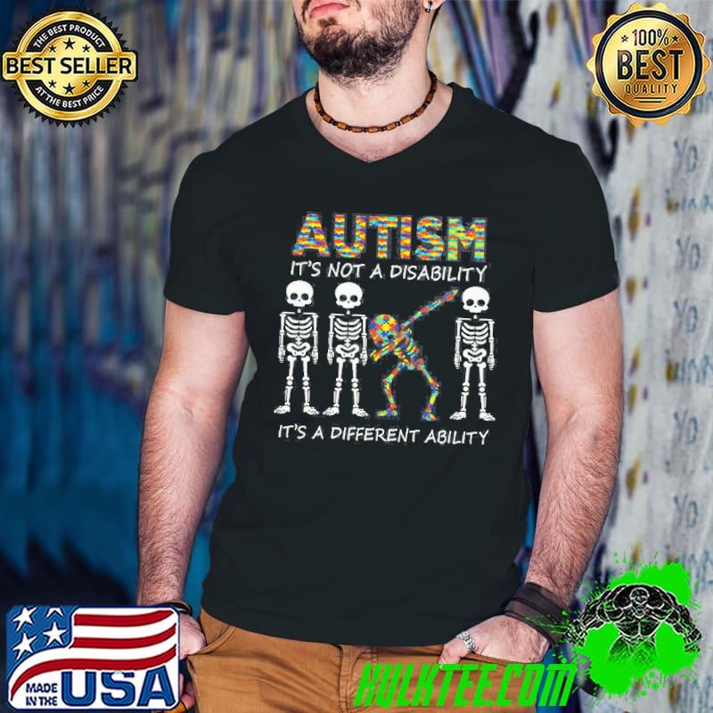 Top Autism Autistic Awareness Different Ability Unisex T-Shirt