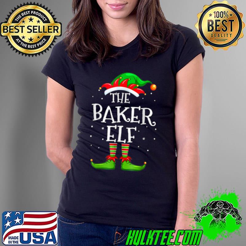 Top Baker Elf Matching Family Group Christmas T Shirt Ladies Tee Top Baker Elf Matching Family Group Christmas T Shirt Ladies Tee