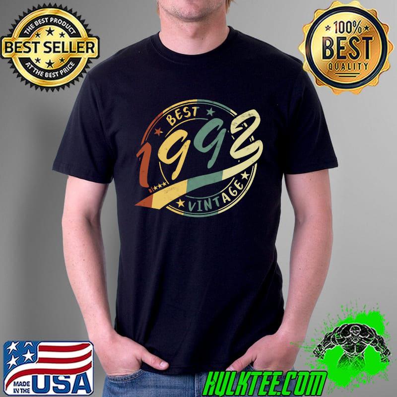 Top best Vintage Born 1992 Man Or Woman Birthday T-s Unisex Top best Vintage Born 1992 Man Or Woman Birthday T-s Unisex