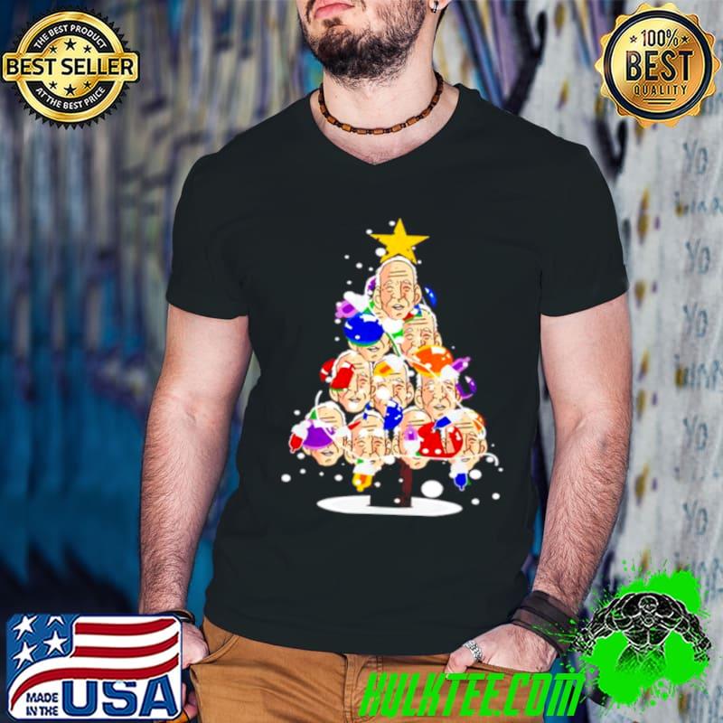Top biden’s face make Christmas tree shirt