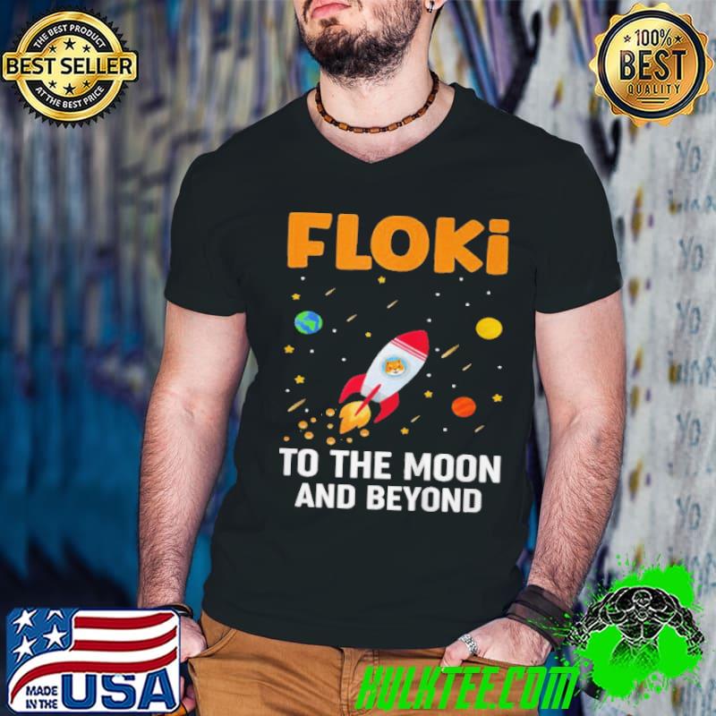 Top bITCOIN CRYPTO HODL CHRISTMAS FLOKI TO THE MOON AND BEYOND SHIRT