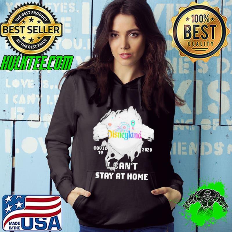 Top Blood Inside Me Disneyland Health Services Covid 19 2020 I Can’t Stay At Home Shirt