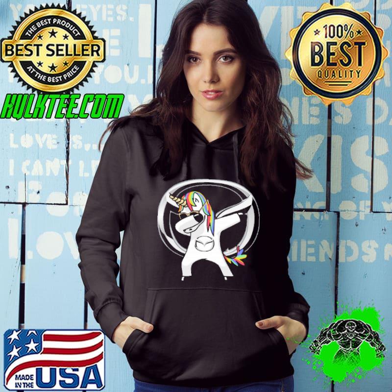 Top car – I Flippin’ Love Mazda Dabbing Hip Hop Unicorn Shirt