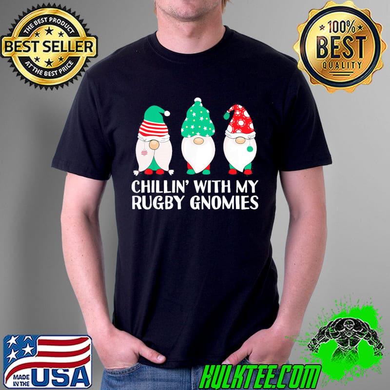 Top Chilling With My Rugby Gnomies T-Shirt Unisex Top Chilling With My Rugby Gnomies T-Shirt Unisex