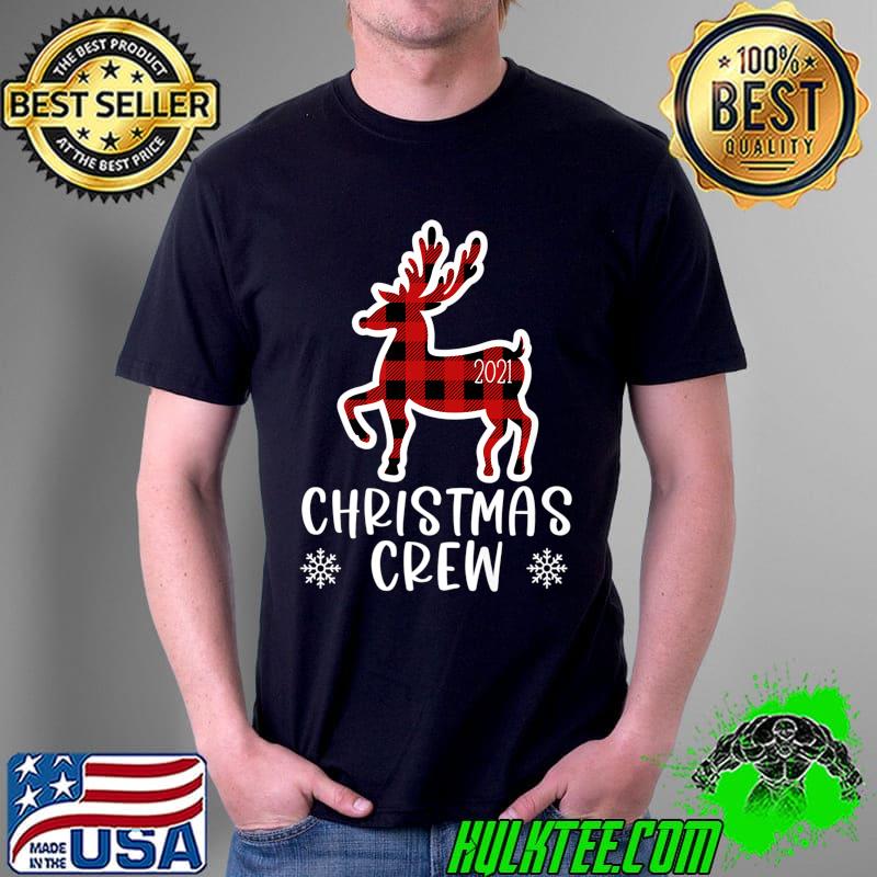 Top christmas Crew 2021 Matching Group Buffalo Plaid Reindeer Premium T-Shirt Unisex Top christmas Crew 2021 Matching Group Buffalo Plaid Reindeer Premium T-Shirt Unisex