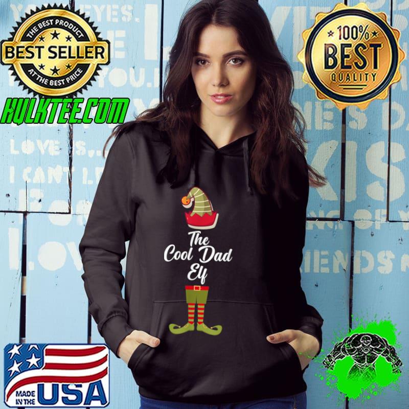 Top Cool Dad Elf Matching Family Group Christmas Dad Party T Shirt