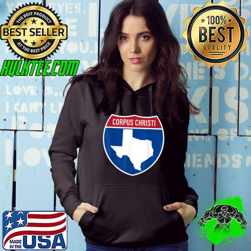 Top corpus Christi Texas TX Interstate Highway Vacation Souvenir T-Shirt