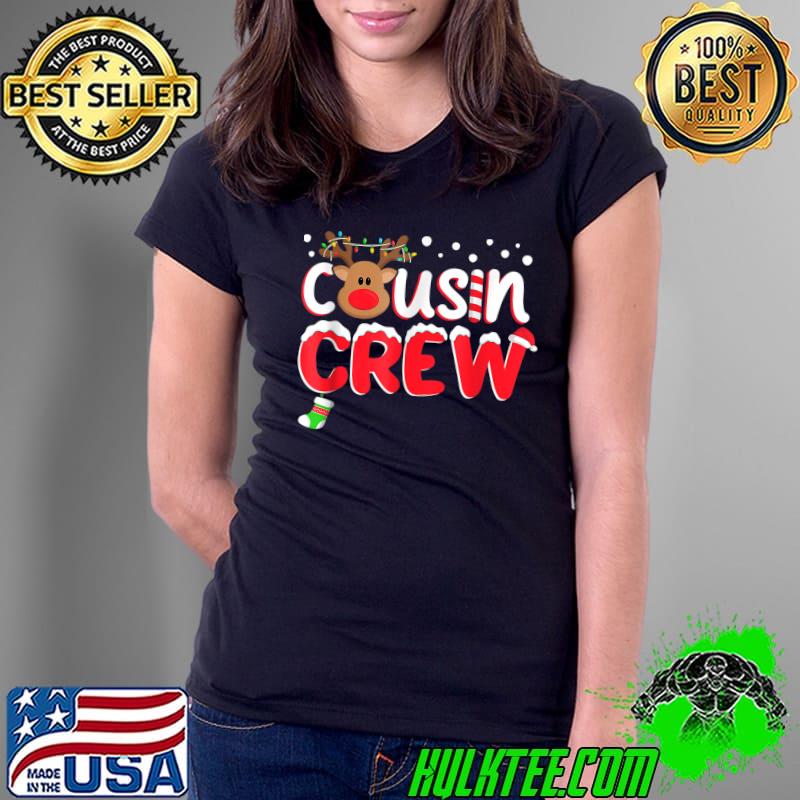 Top Cousin Crew Christmas 2021 Family Matching Pajamas Santa Elf T-Shirt Ladies Tee Top Cousin Crew Christmas 2021 Family Matching Pajamas Santa Elf T-Shirt Ladies Tee