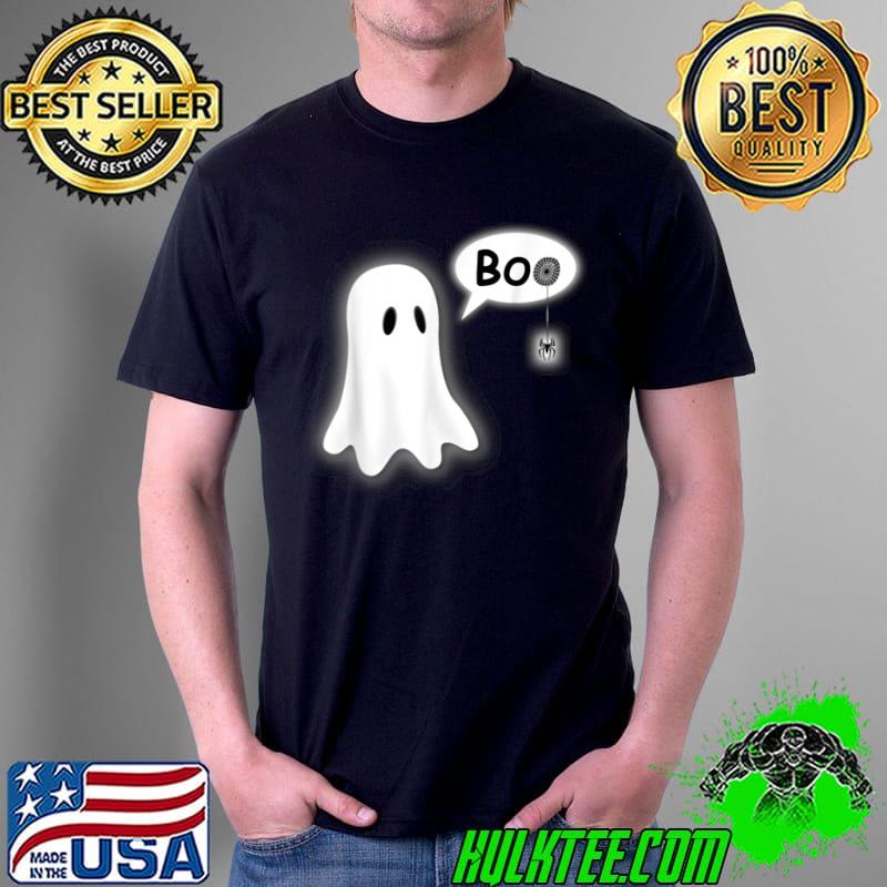 Top Cute Ghost BOO funny arachnophobia T Shirt Unisex Top Cute Ghost BOO funny arachnophobia T Shirt Unisex