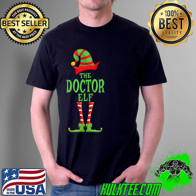 Top DOCTOR Elf Christmas Novelty Family Christmas Pajama Party T Shirt Unisex Top DOCTOR Elf Christmas Novelty Family Christmas Pajama Party T Shirt Unisex